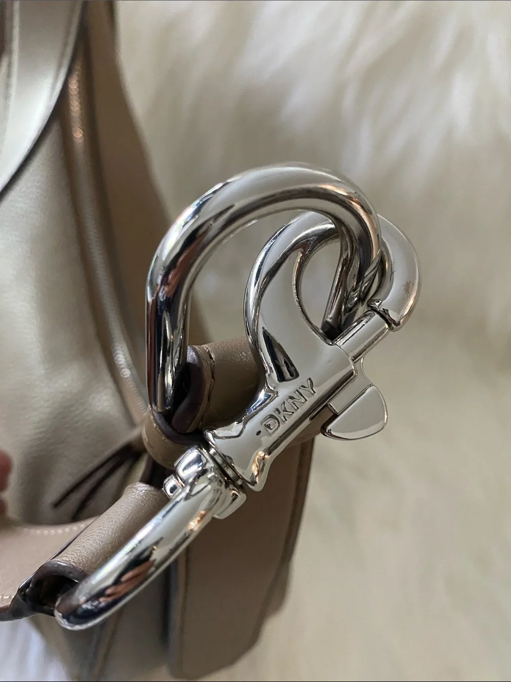 DKNY Thyme Medium Hobo Bag in Taupe